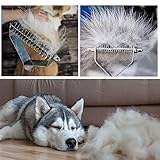 AIDIYA Coat King der Trimmstriegel Professional Pet Dematting Kamm Fellpflege Abisolierwerkzeug für Hunde und Katzen (8.8cm)