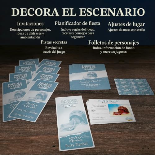 Murder Mystery Game para evitar aburrimiento en fiestas de suspense 5