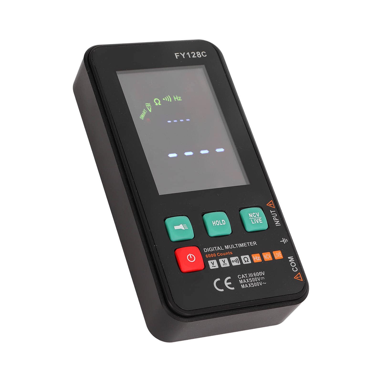 Multímetro Digital Medidor de Corriente de Voltaje Portátil Ultradelgado de Alta Precisión para Electricistas 123x61x24 Mm