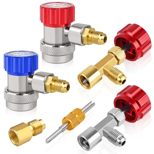 Kit de Adaptadores R134A Boltigen con Válvulas y Conectores miniatura 1