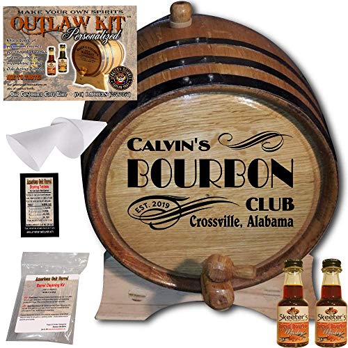 Personalized Whiskey Making Kit (202) - Create Your Own Spiced Bourbon Whiskey