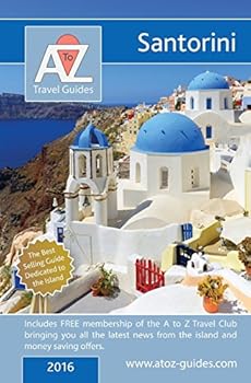 Paperback A to Z guide to Santorini 2016 Book