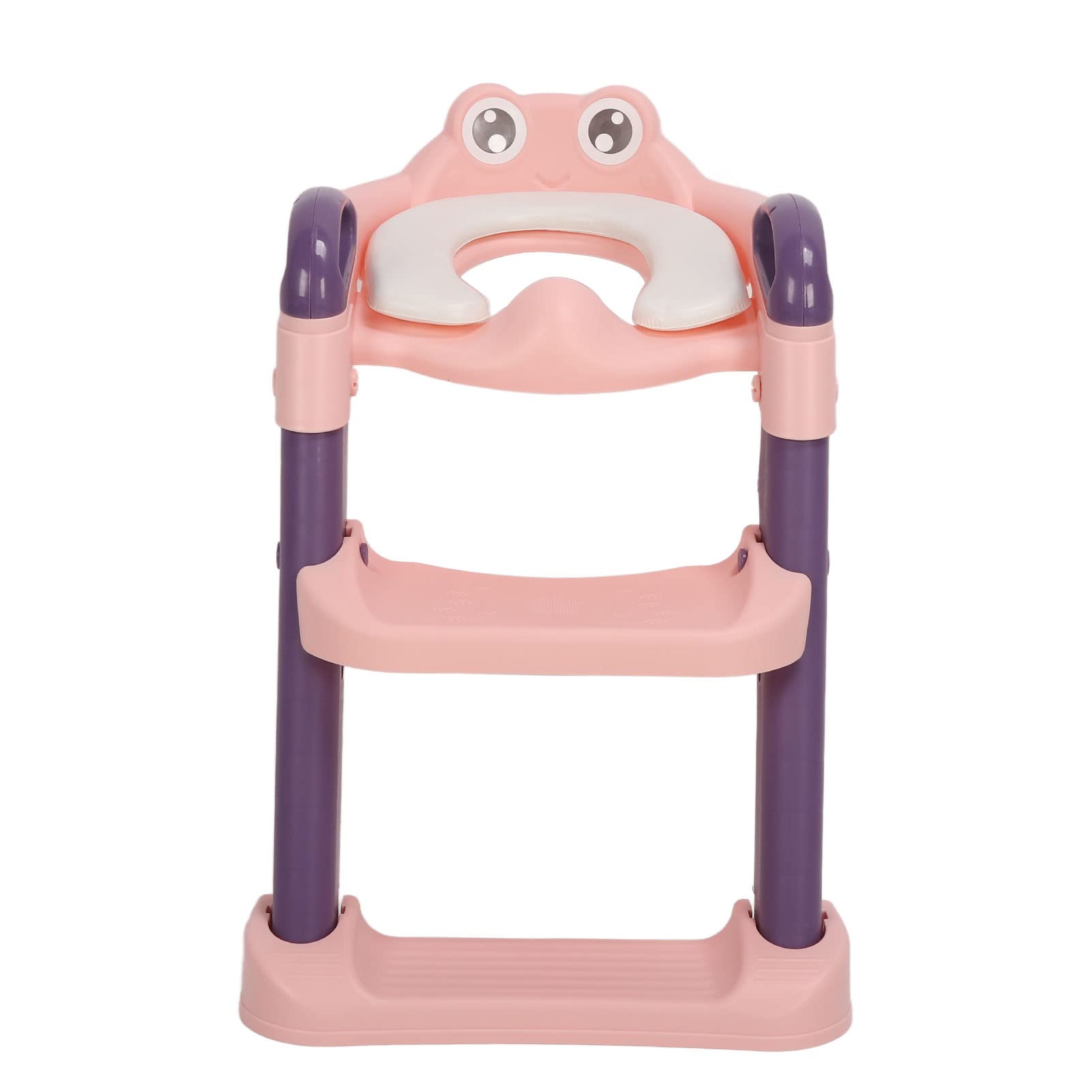 Składane Siedzisko do Nocnika dla Dzieci Zapobiega ślizganiu się Dzięki Stołkowi do łazienki dla Małych Dzieci Użyj Materiału PVC (PINK)
