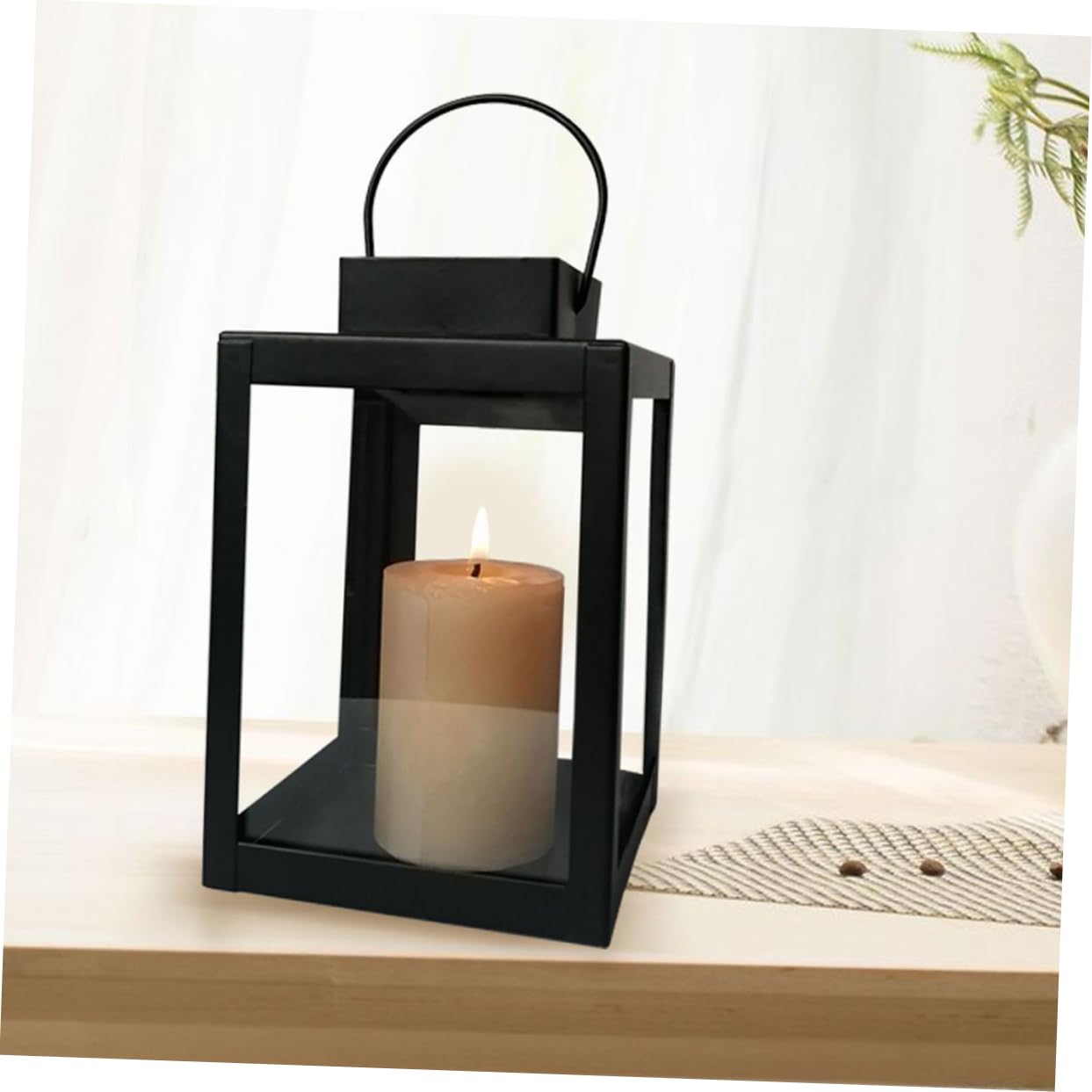 VICASKY 1pezzi Portacandele Decorativo Stile Retrò Luce Vento Portacandele Appendere Materiale Di Resistente Per Uso Duraturo Adatto Decorazione Interna Ed Esterna