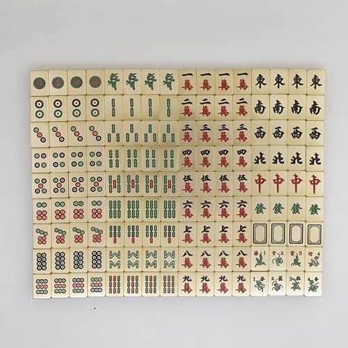 Mahjong Tile Set FENGSHUI-CAISHEN de Latón miniatura 4