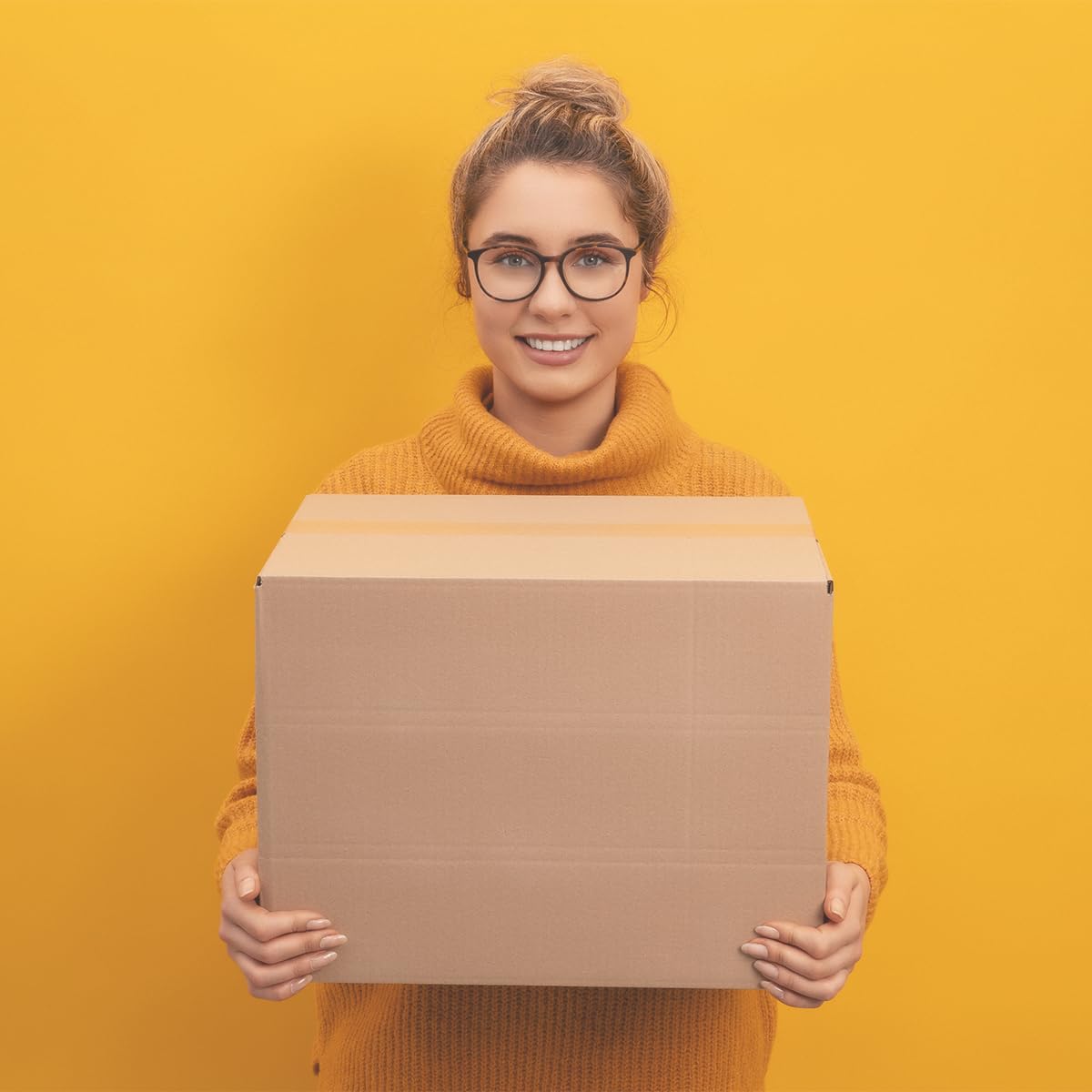 verpacking 100 cajas plegables cajas de envío DHL cajas 190 x 150 x 140 mm, KK-20, 1-corrugado, cartón plegable, caja plegable de cartón, caja de envío, caja de embalaje, caja de cartón
