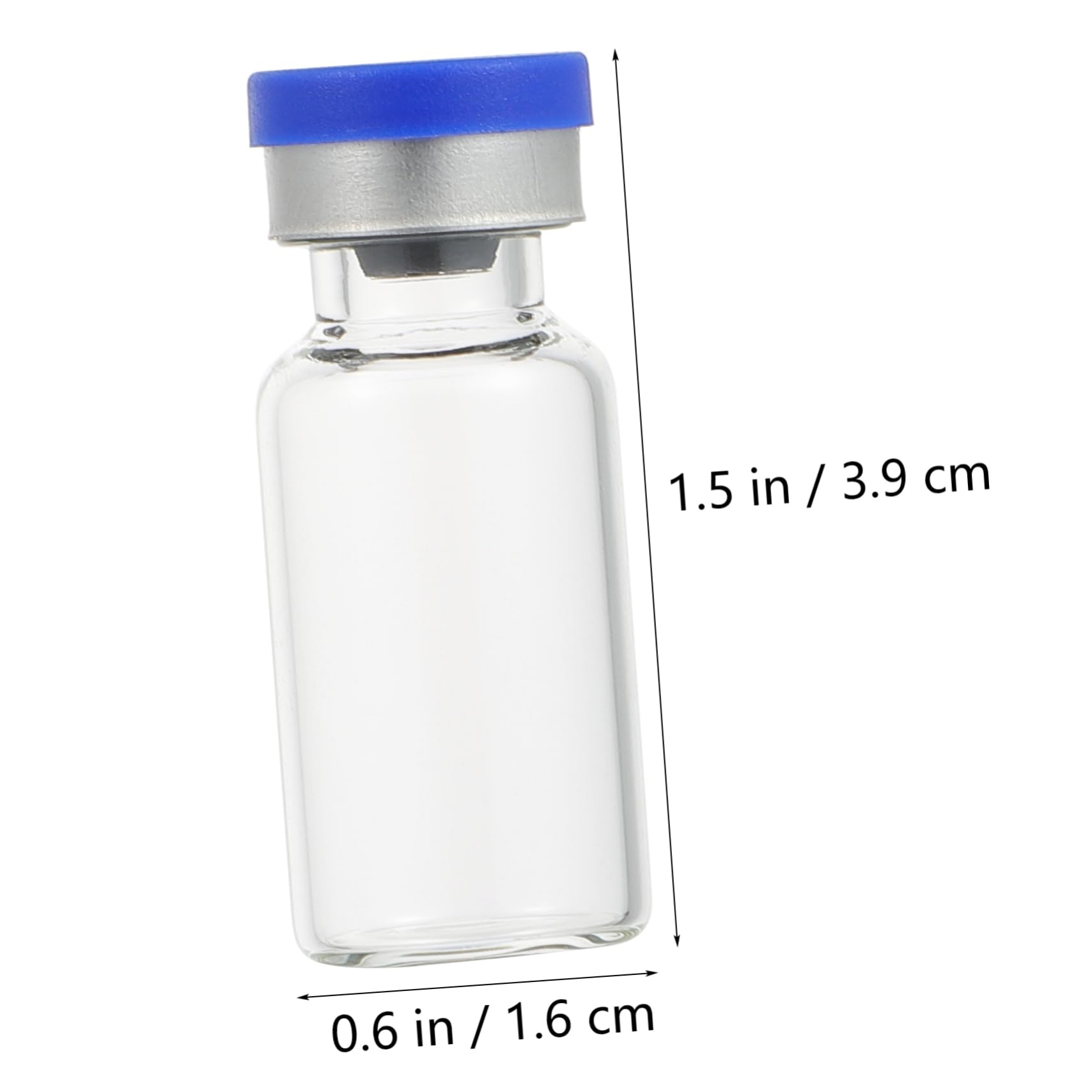 BESTYASH 100pcs 3ml Glass Essential Oil Bottles Caps Leakproof Travel Size Dispensing Bottles