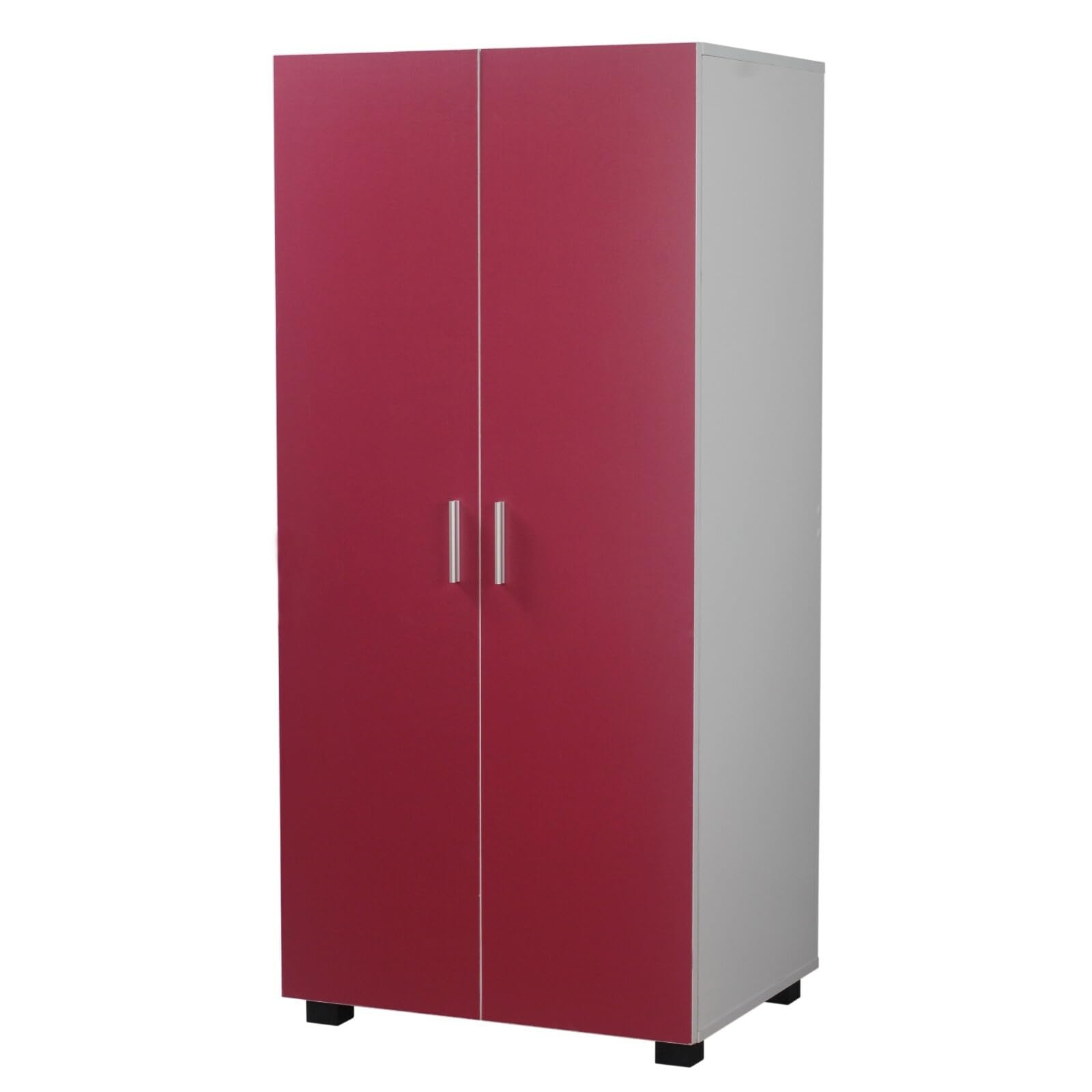 URBNLIVING Kids 2 Door Wardrobe, 130cm Tall