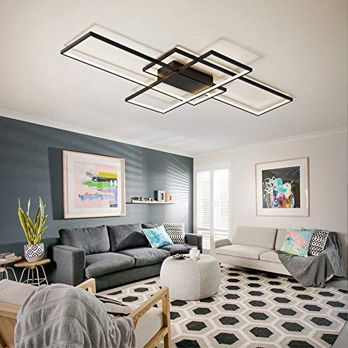 Lampe de salon LED réglable par télécommande pour grand éclairage design - 5