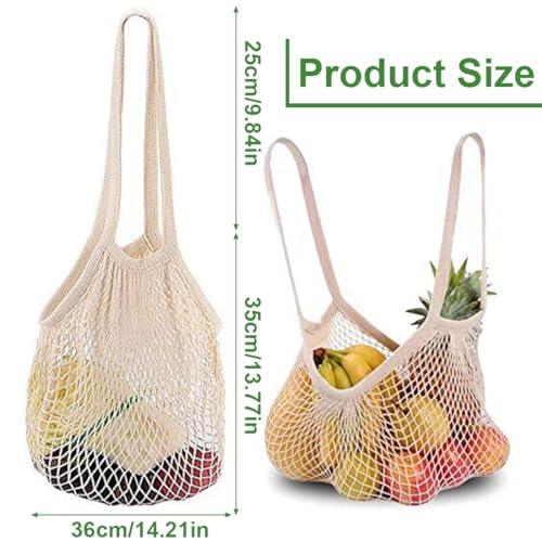  Borsa rete in cotone riutilizzabile per frutta e verdura beige
| Borsa rete bidimensionale in cotone riutilizzabile con