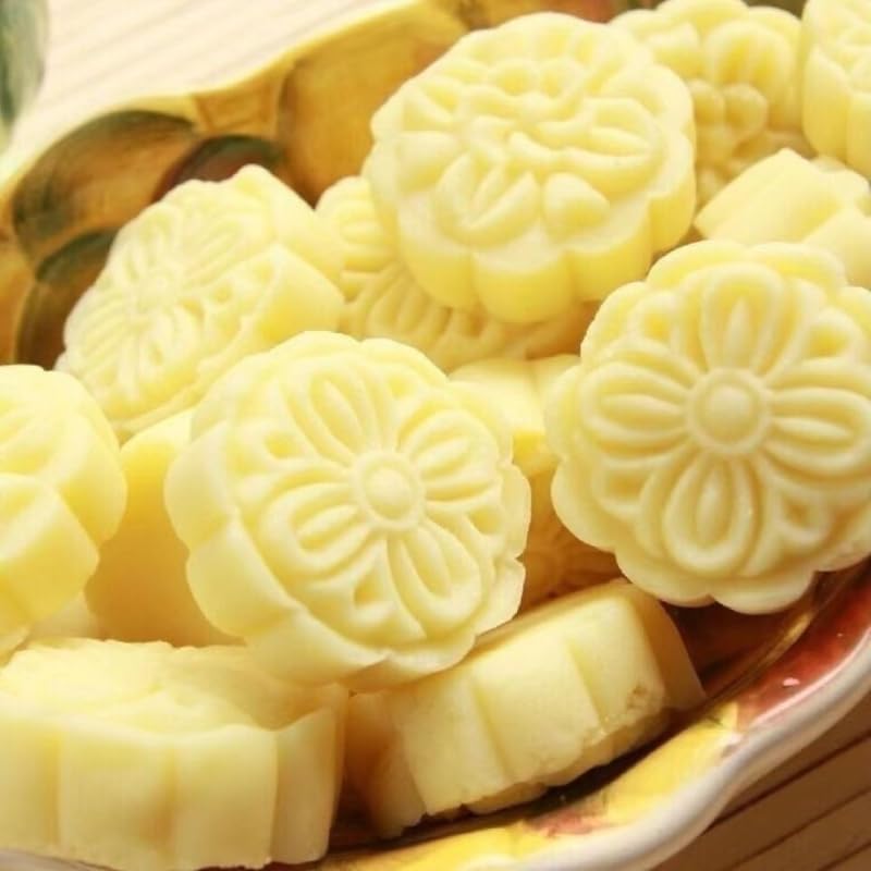 Sugar free milk mooncake, Chinese cheese moon cake, Mid-Autumn Festival moon cake gift package, instant cranberry fruit cake, milk sugar, Dim sum, nutritious breakfast (Original flavor,16 packs)