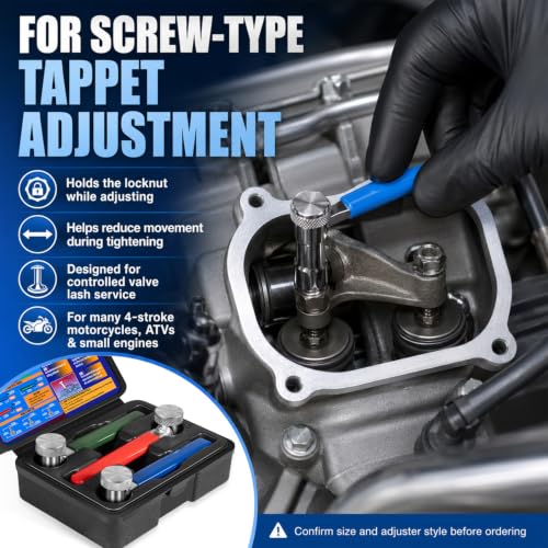 Image of 2218 Valve Tappet Adjusting Tool Set with Storage Case for Motorcycles