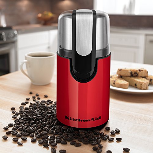 Image of KitchenAid BCG111ER Blade Coffee Grinder, 4 oz, Empire Red (Pack of 2)