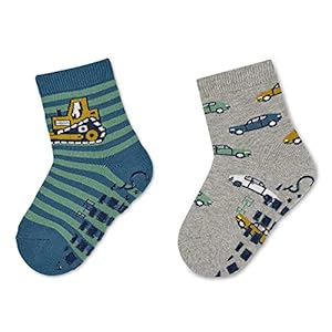 Sterntaler ABS-Söckchen DP Bagger+Autos baby-jongens Sloffen-sokken