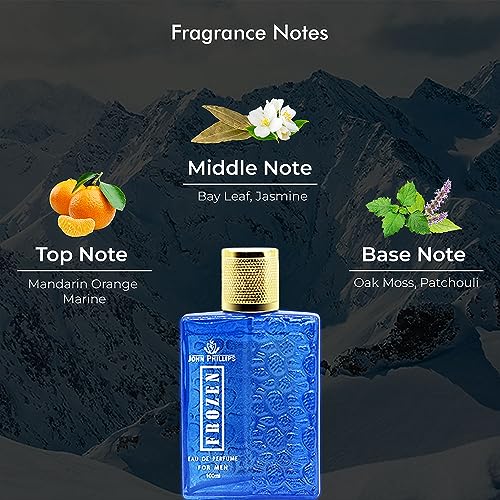 Image of John Phillips Frozen Eau De French Perfume Daily Casual Wear For Men - 100 ml