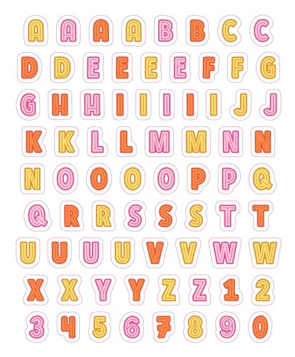 So. Many. Letter Stickers.: 3,820 Alphabet Stickers for Word Nerds (So. Many. Stickers.) - Image 10