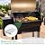 Drip Tray Cooking Grate Set for Traeger 34 Pro Series Grease Pan Grill Grid Replacement Parts KIT0786 BCA006 Eastwood Texas Elite Pellet Smoker Heat Baffle Diffuser Stainless Steel BBQ Accessories