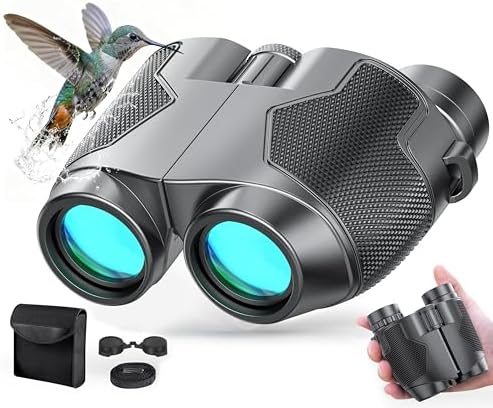 Binoculars 12x25 for Adults and Kids Night Vision Binoculars Comp...