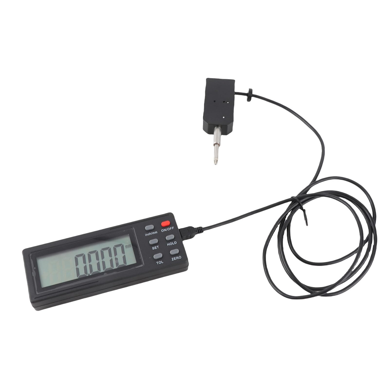 SIXRUN Digitales Mikrometer, Aluminiumlegierung, LCD-Mikrometer, 0 Bis 12,7 Mm, 0,001 Mm Auflösung, Multifunktions-Messwerkzeug für Maschinisten, Heimwerker und Präzisionsprüfung
