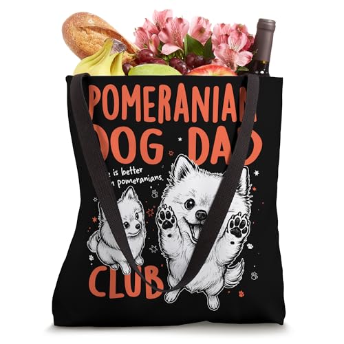 Bolsa Tote para Papá Día del Padre Pomeranian Dog miniatura 4