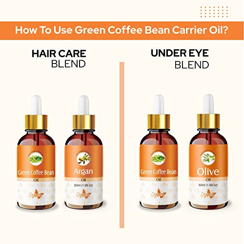 Image of Crysalis Green Coffee Bean Oil 100 ml (3.38 fl oz) - Lightweight Botanical Oil for Skincare, Serums & DIY Formulations