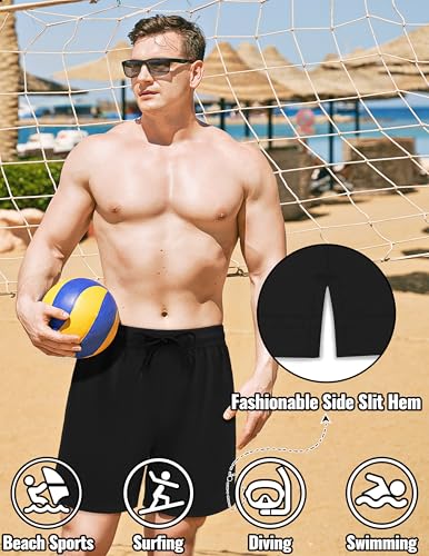 Mens Swim Trunks 5 Inch Mens Bathing Suit with Compression Liner Men's Board Shorts Men's Swimwear Quick Dry Swimsuit4
