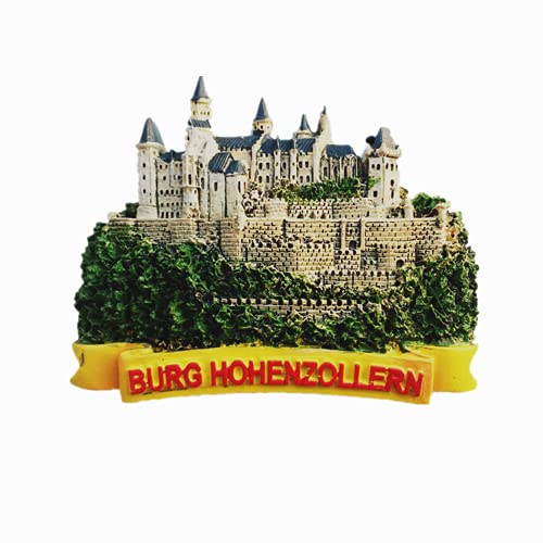 3D Schloss Hohenzollern Baden-Wurttemberg Deutschland Kühlschrankmagnet Souvenir Geschenk