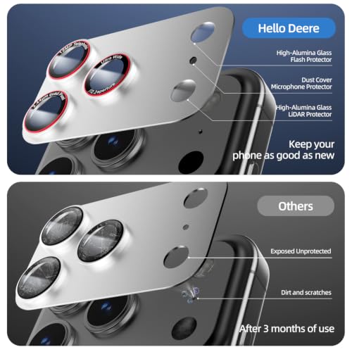 9H High-alumina Tempered Glass for iPhone 18 Pro Max Camera Lens Protector by HelloDeere - Used condition - Image 4