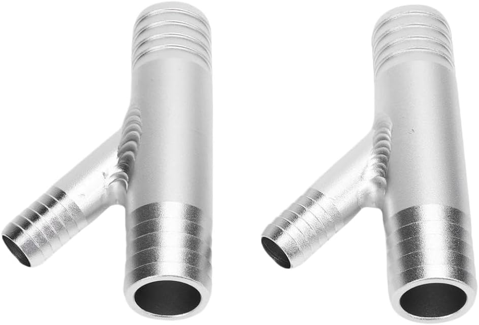 Heater Y Fitting 1 Inch To 5/8in Hose Clamp Aluminum Connector Compatible With UTV RZR SXS