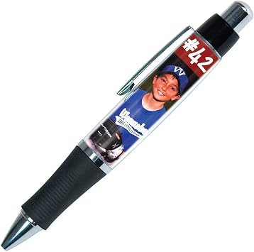 Jaymo PixPen - قلم صور DIY قم بإنشاء قلمك الشخصي - أدخل صورة محفظة مقاس 2.5 x 1.75 أو قم بإنشاء وطباعة الإدخالات عبر الإنترنت حزمة واحدة