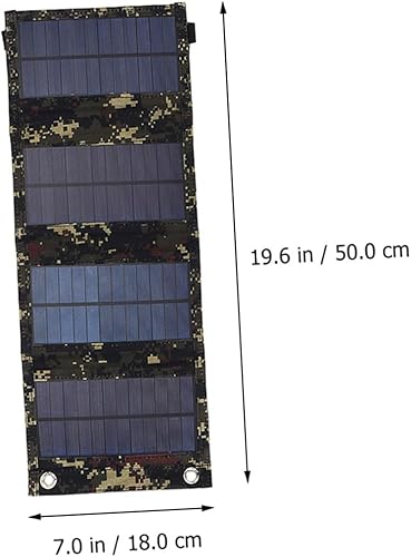 Miniatura 4 de UPKOCH Cargador de panel solar portátil Salida USB Equipo de carga solar de alta eficiencia de conversión para fuente de alimentación de emergencia