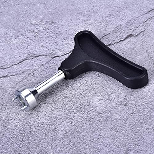 Dioche Golf Wrench Tool, Golf Shoe Spike Wrench, Stainless Steel Golf Spike Ratchet Style Handle Wrench Tool, Universal Replace Adjustment Wrench Tool