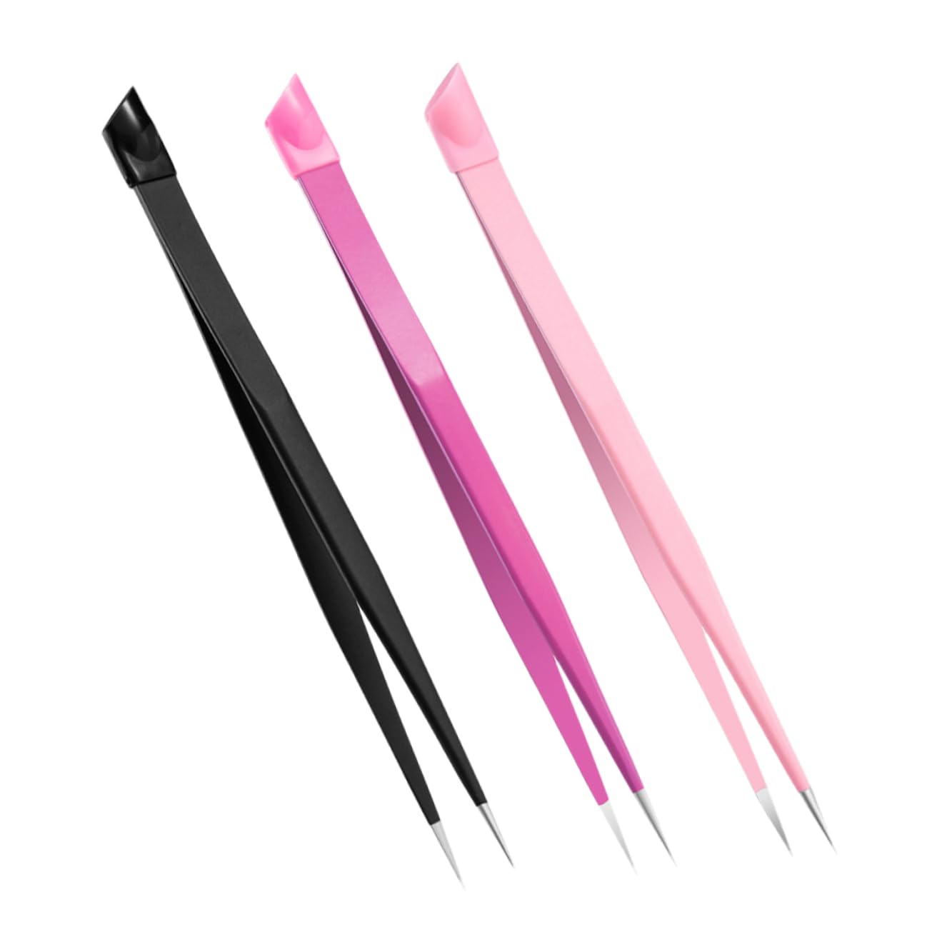 BESTYASH 4 set Pinze Multiuso Per Sopracciglia Ms Craft Donna Donne À Bellezza Unghie Pinzette Per Unghie Ciglia Pinzette Pinzette Professionali Pinzette A Punta Perline Pinzette 3 pezzi*4