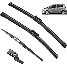 Front Rear Windshield Wiper Blades For Opel Meriva A B 2003-2017 3pc Windscreen Window Accessories 2003 2004 2006 2007 2009Meriva B 2010-2017