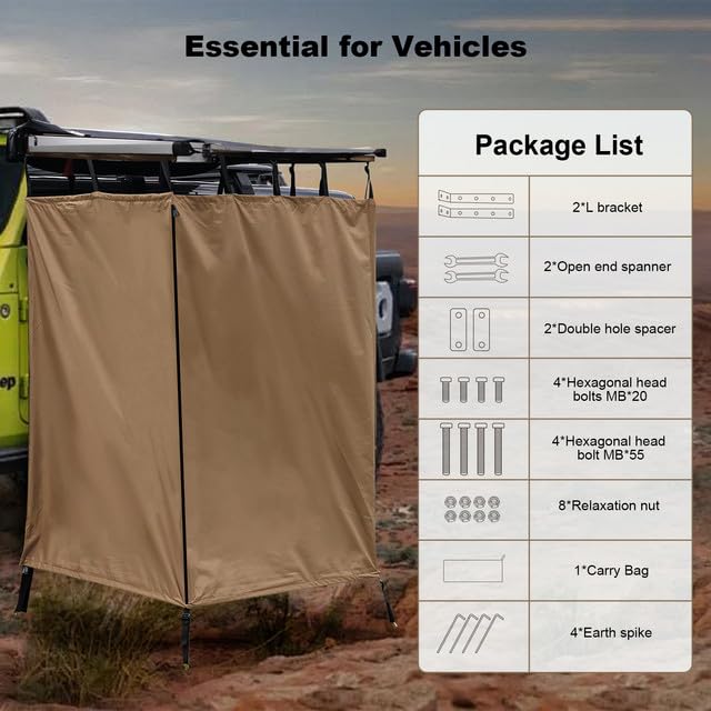 Douchetent camping voor auto, draagbare Oxford waterdichte toilettent Douchetent camping voor auto, draagbare Oxford waterdichte toilettent