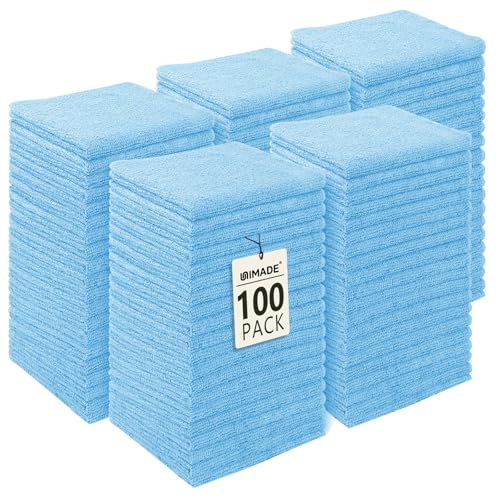 Image of UNIMADE Washcloths Bulk 100 Pack Face Towels, Highly Soft Wash Cloths