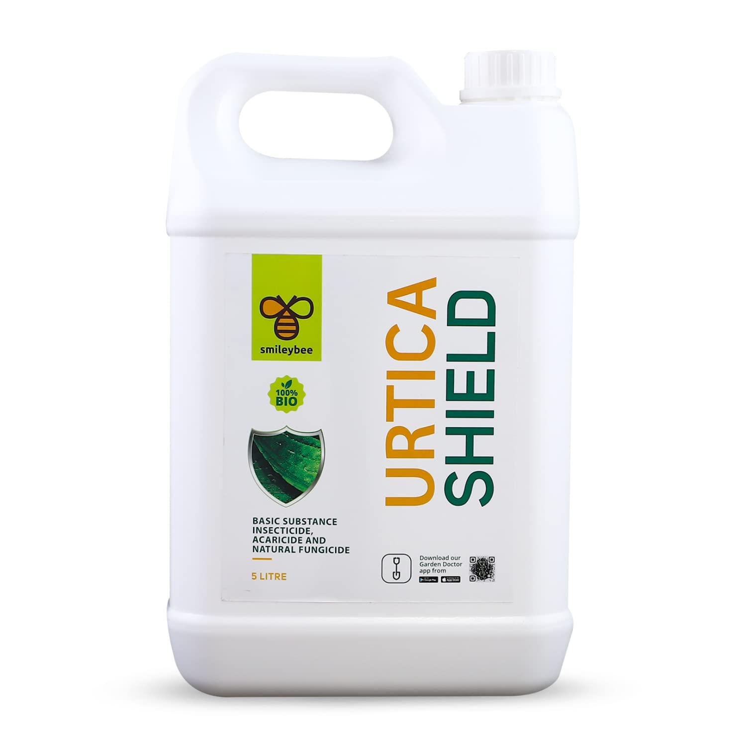 Insetticida Naturale per Piante a Base di Ortica 5 Litri Biologico Contro Afidi, Ragno Rosso