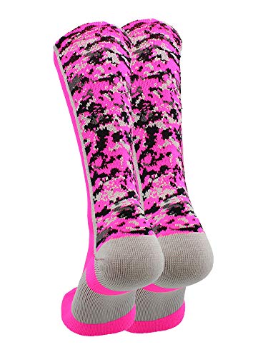 TCK Athletic Crew Socks Digital Camo Football Basketball Lacrosse2