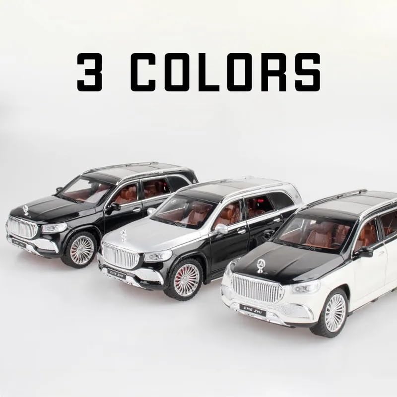 Image of 1:24 Scale Model Pull Back Die-Cast Metal Toy Openable Doors & Light Music Best Gifts Toys