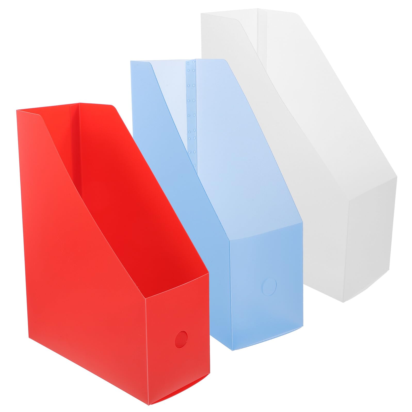 Boîtes de rangement debout transparentes pour gagner de la place et protéger les documents