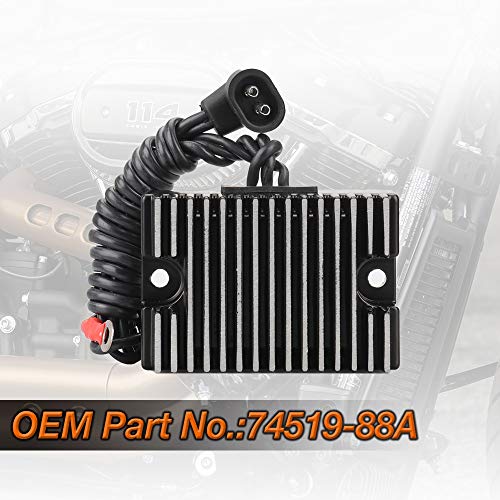 Lkv 74519-88 Voltage Regulator 74519-88A Motorcycle Regulator Rectifier Replacement For Harley Davidson Springer Softail Big Twin Evo Dyna Flt #TOP1