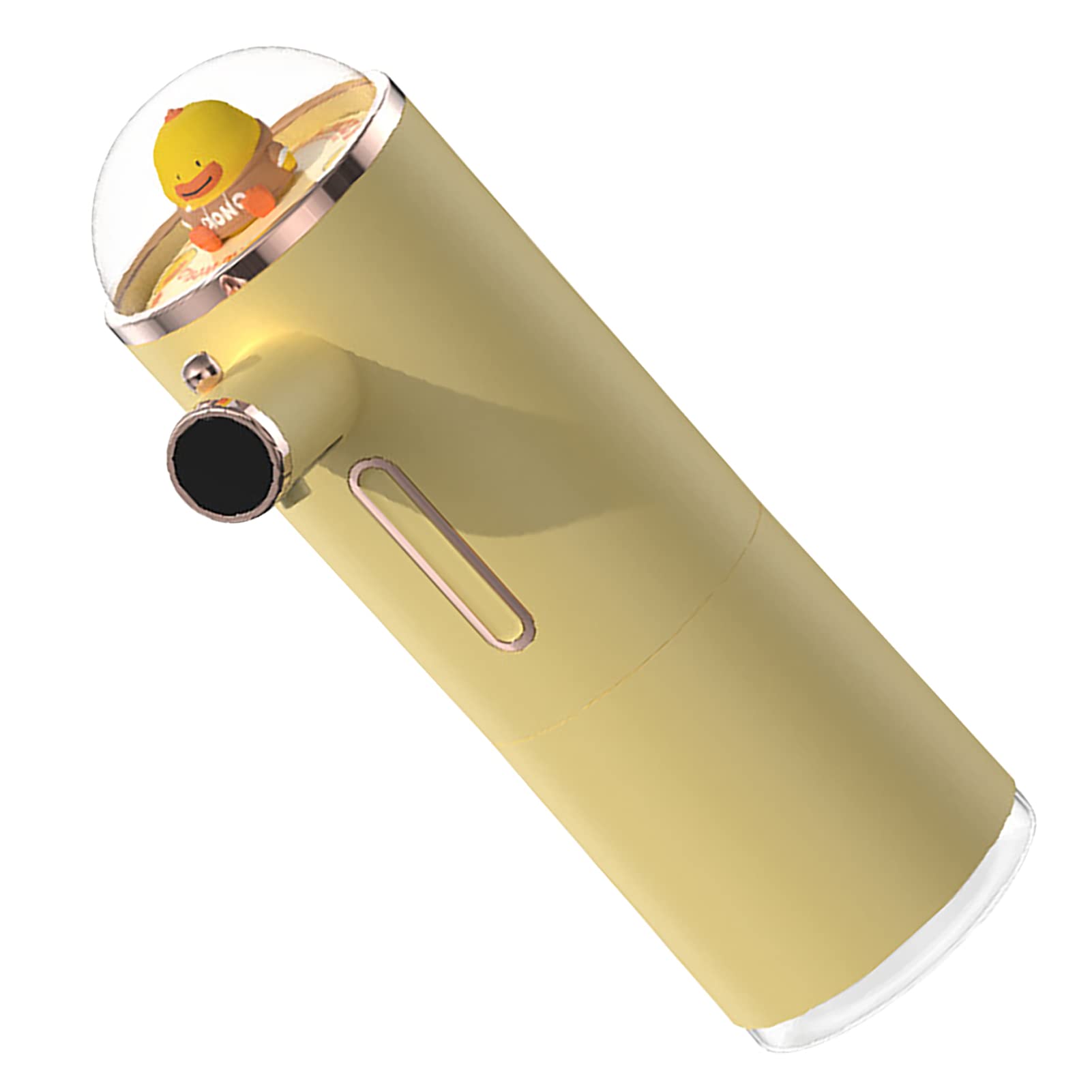 Berührungsloser Automatischer Seifenspender mit Niedlichem Infrarot-Sensor, Stilvolles Design, Perfekt für die Verwendung in Küche und Bad, Langlebiges ABS-Material (Yellow)