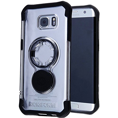 Rokform Crystal Series [Samsung Galaxy S7 case] Protective Magnetic Phone Case with twist lock and universal magnetic car mount (Clear)