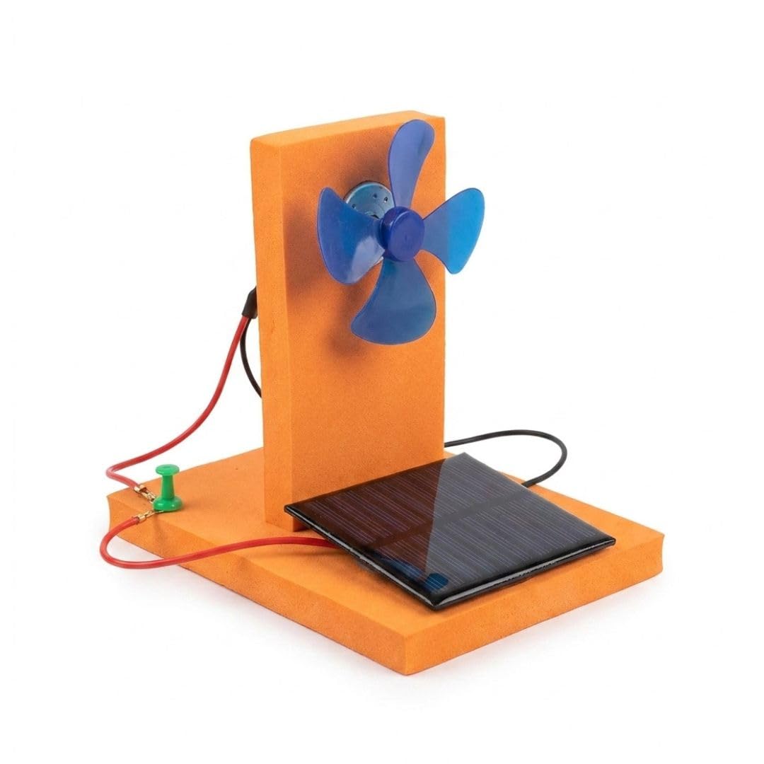 ERH India DIY Solar Panel Windmill Science Project Working Model Kit for School Students STEM Physics Experiment with Educational Toy-picture-10