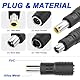 Xiatiaosann DC Power Converter Stecker Kit, DC 7909 Stecker auf DC 8020 Buchse & DC 7909 Buchse auf DC 8020 Stecker für Solarpanel RV Portable Power Station (8 Stück)