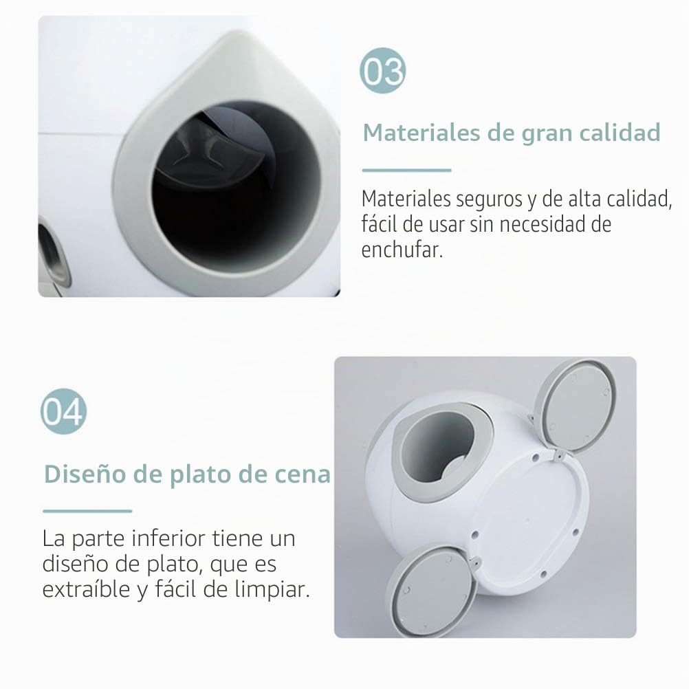 KKPLZZ Alimentador Automático para Mascotas Lanzador de Pelotas de Tenis Juguete Interactivo para Perros Entrenamiento de Inteligencia Máquina de Lanzamiento de Pelotas de Tenis