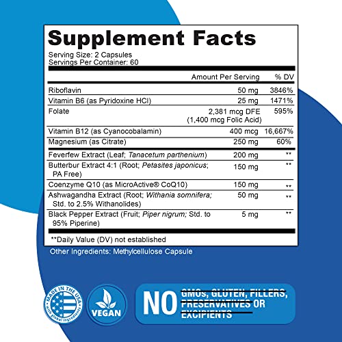 Migratone Migraine Relief Natural Headache Relief Vitamin Migraine