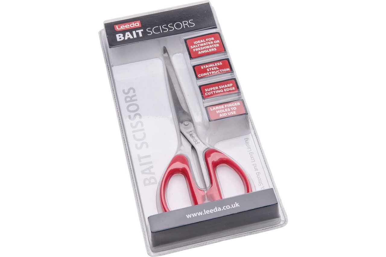LEEDALarge Bait Scissors Red,