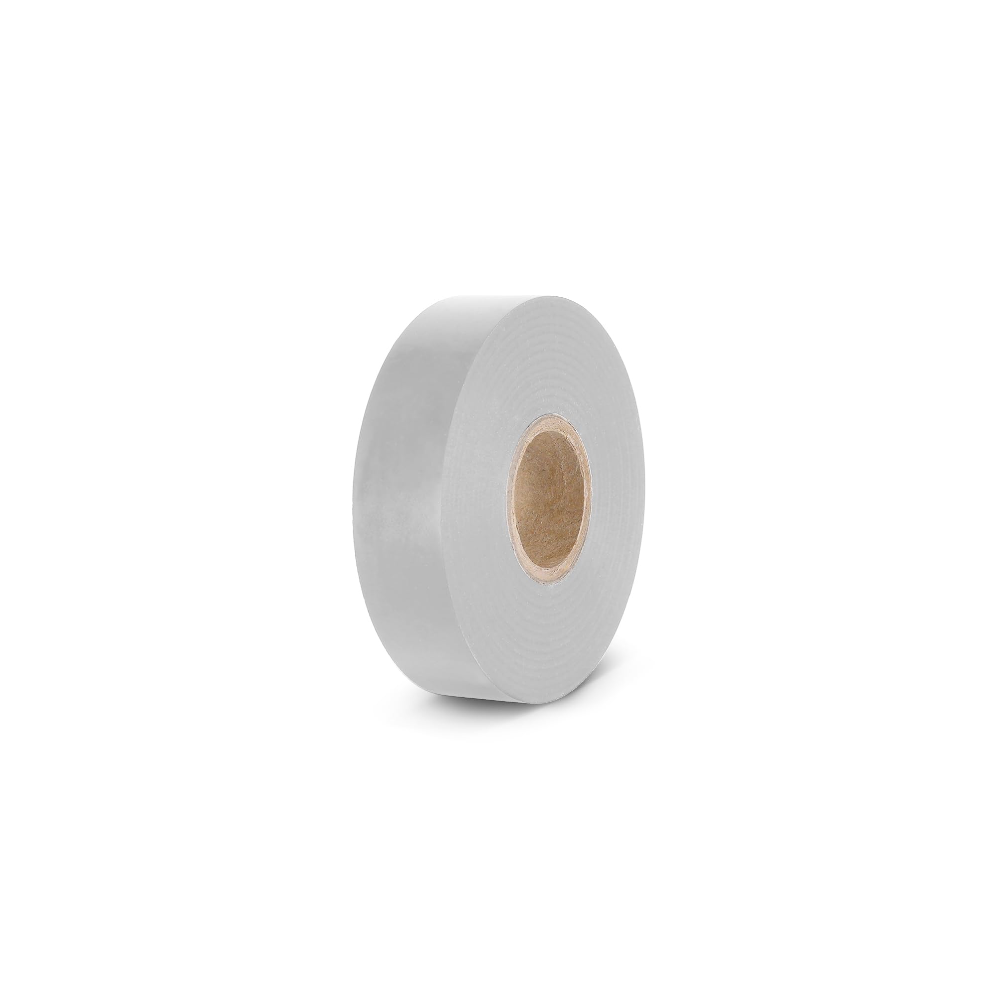 Defender EXA-TAPE PVC insulating tape/marking tape, for electrical cables and marking cables, flame-retardant, self-extinguishing, pursuant to DIN EN 60454-3-1, silver-grey, 19 mm × 33 m