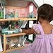 Delta Children South Beach Dollhouse - 3-Story Dollhouse with 4 Rooms - Includes 16 Accessories - Fits 5-inch Dolls - Pretend Play Dream Gift for Ages 3+